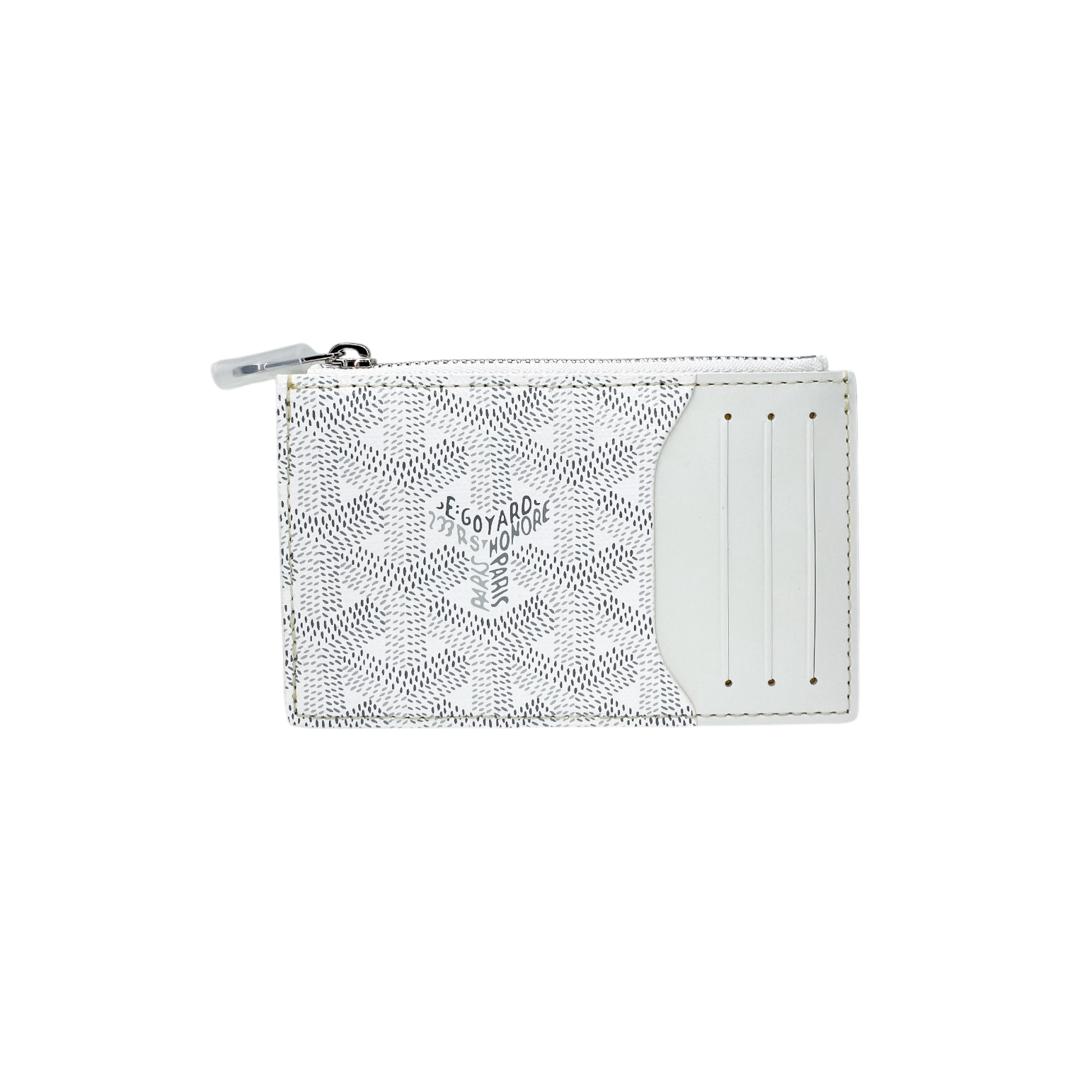 Goyard White Bourbon Zipped Card Holder – Consign of the Times ™