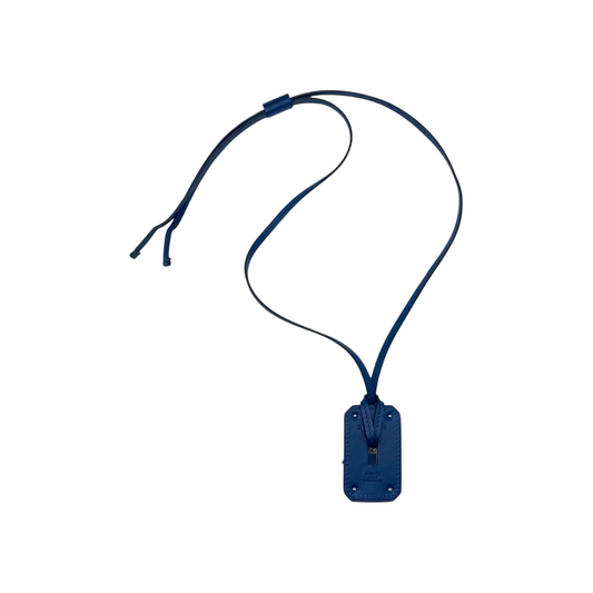 Hermes Navy O’Kelly Pendant Necklace