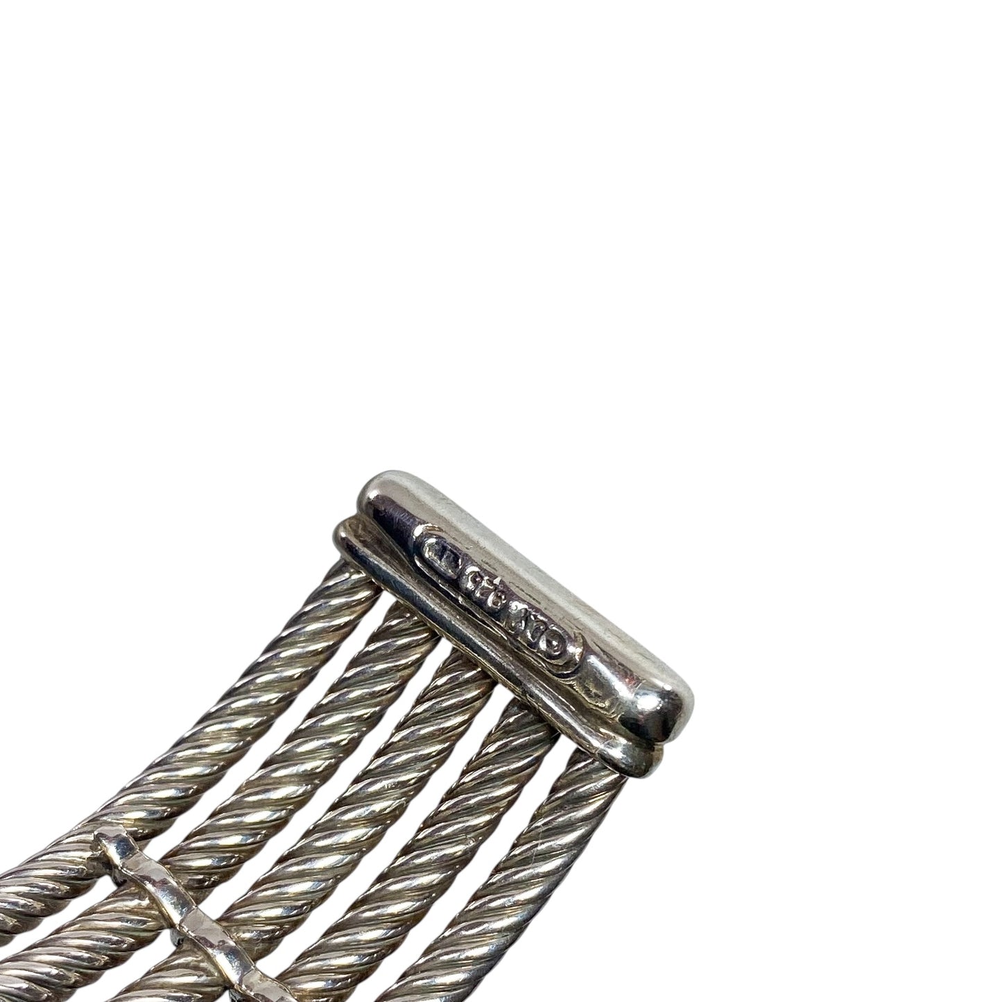 David Yurman Diamond Confetti 925 Sterling Silver Cuff