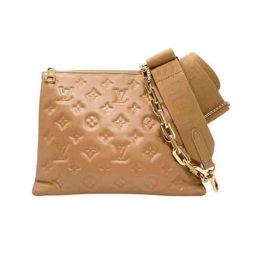 Louis Vuitton Nude Monogram Embossed Coussin