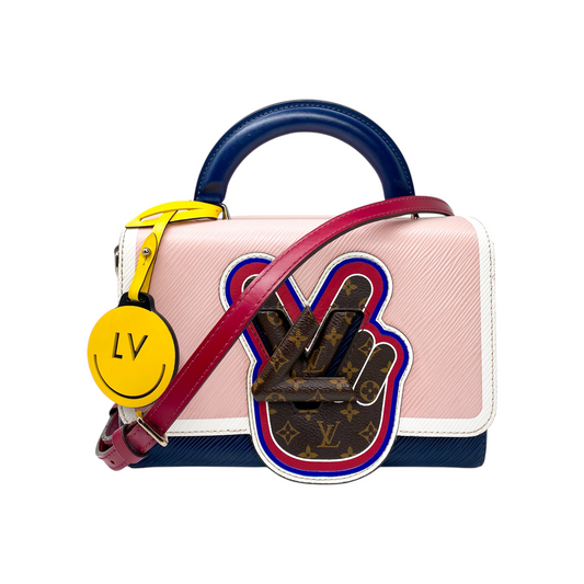 Louis Vuitton Multicolor Peace Love Twist Top Handle Bag