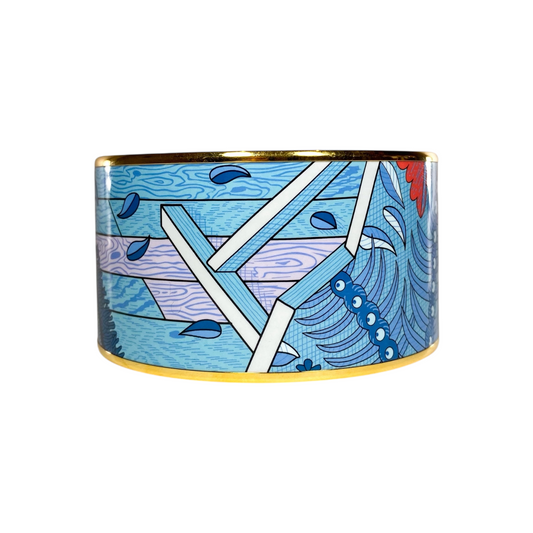 Hermes Denim Act III Scene I Extra-Large Bangle