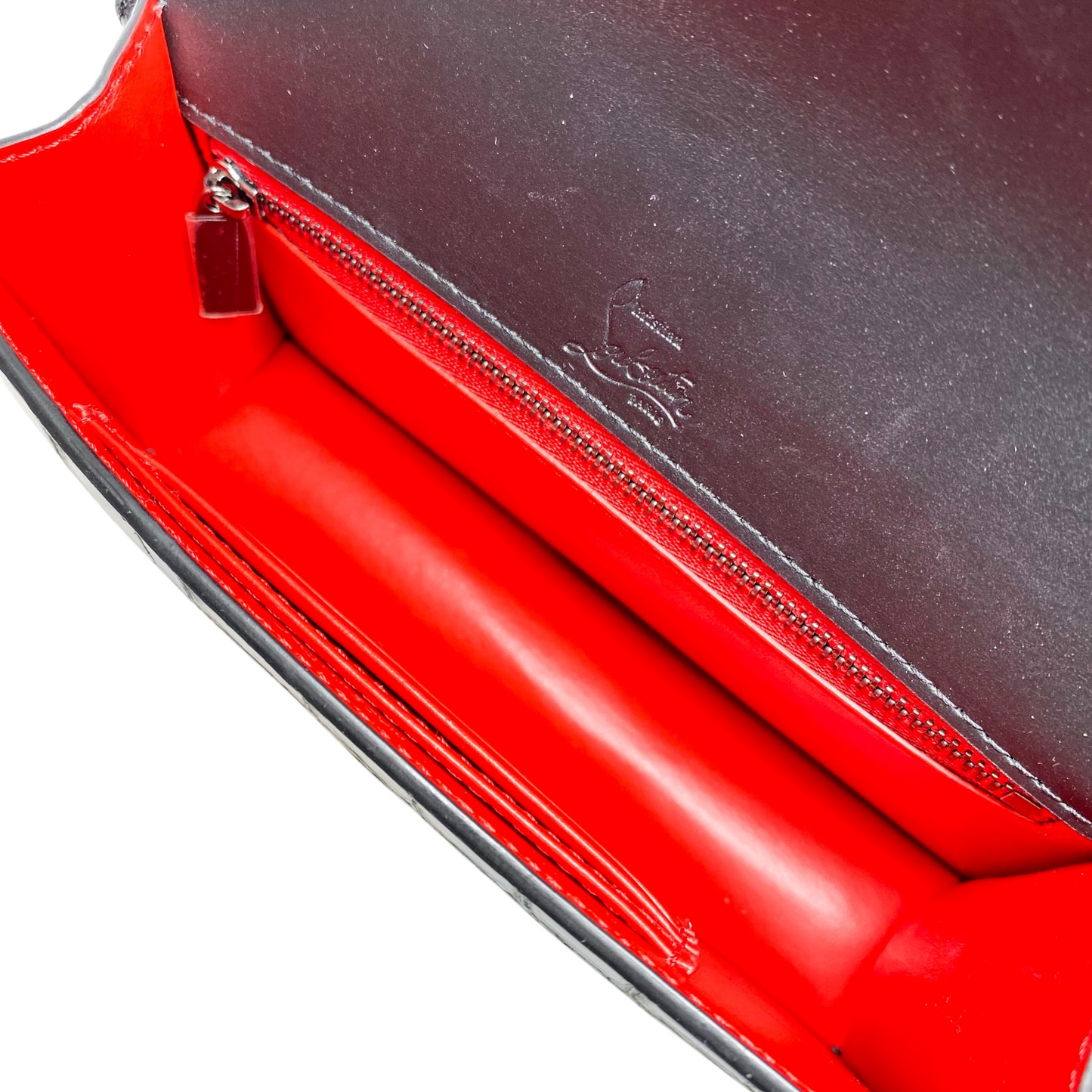 Christian Louboutin Black Embossed Loubi54