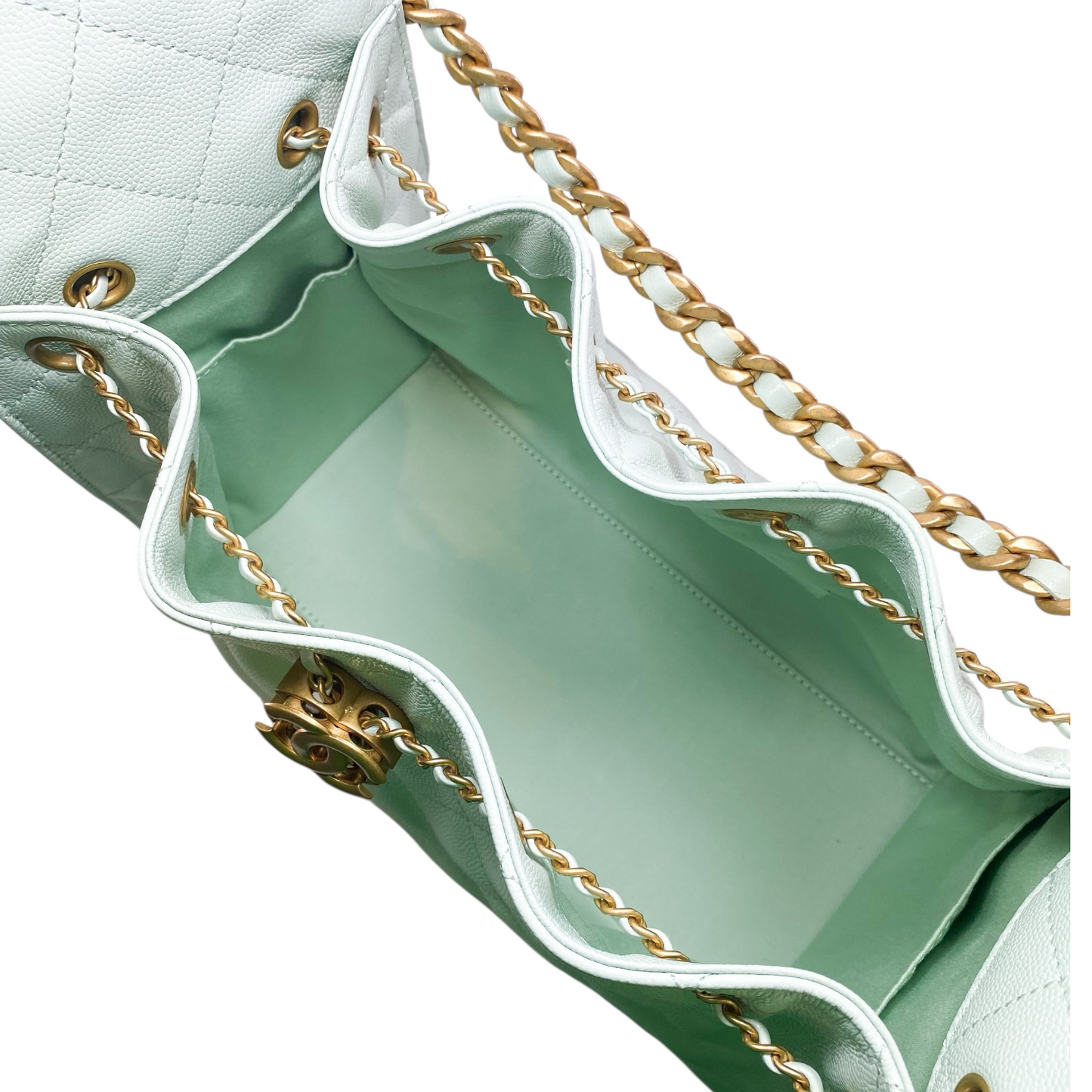 Chanel 25 Small Light Green