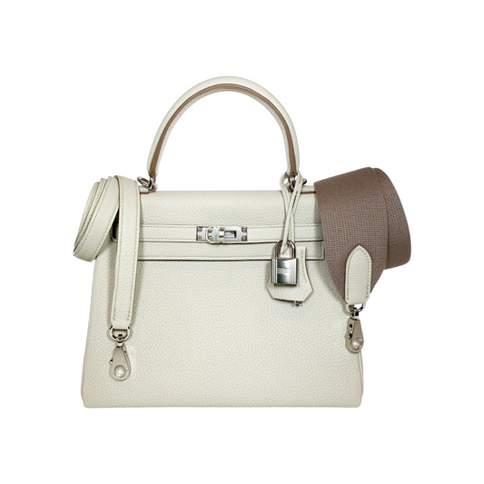 Hermes Kelly 25 Retourne Beton Togo Palladium Hardware