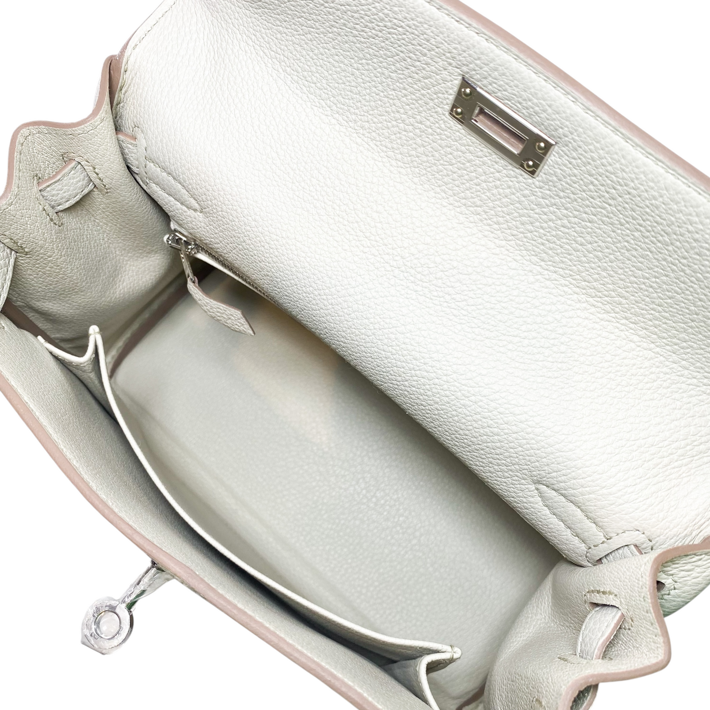 Hermes Kelly 25 Retourne Beton Togo Palladium Hardware