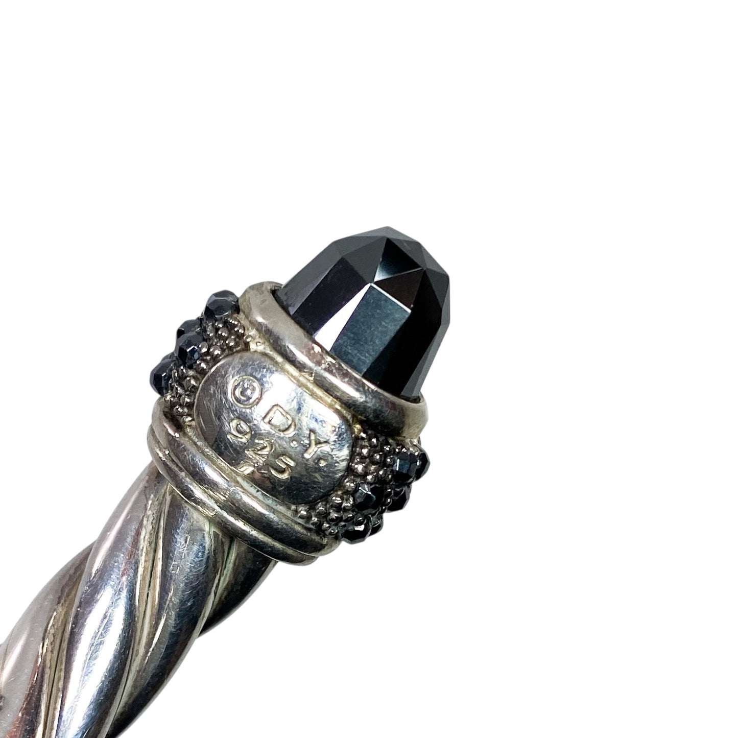 David Yurman Hematite 925 Cable Cuff