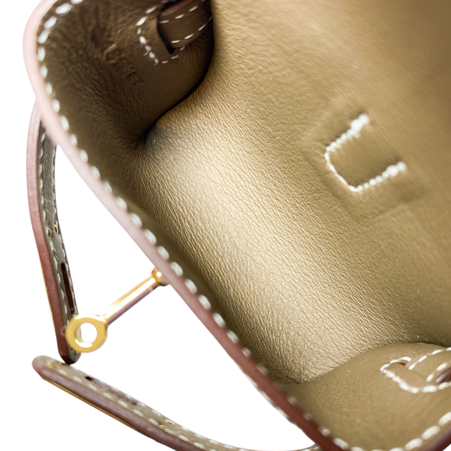 Hermes Etoupe Kelly Festival Charm