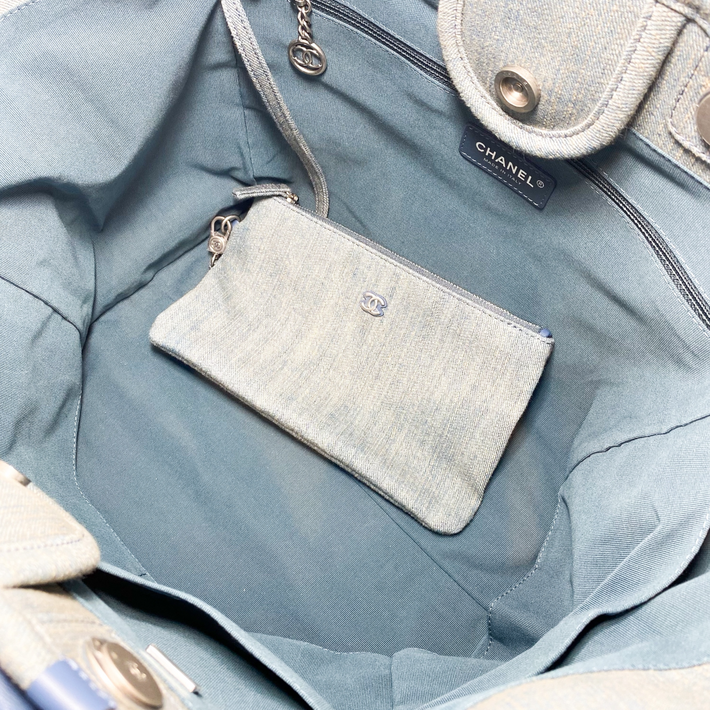 Chanel Distressed Denim Medium Deauville