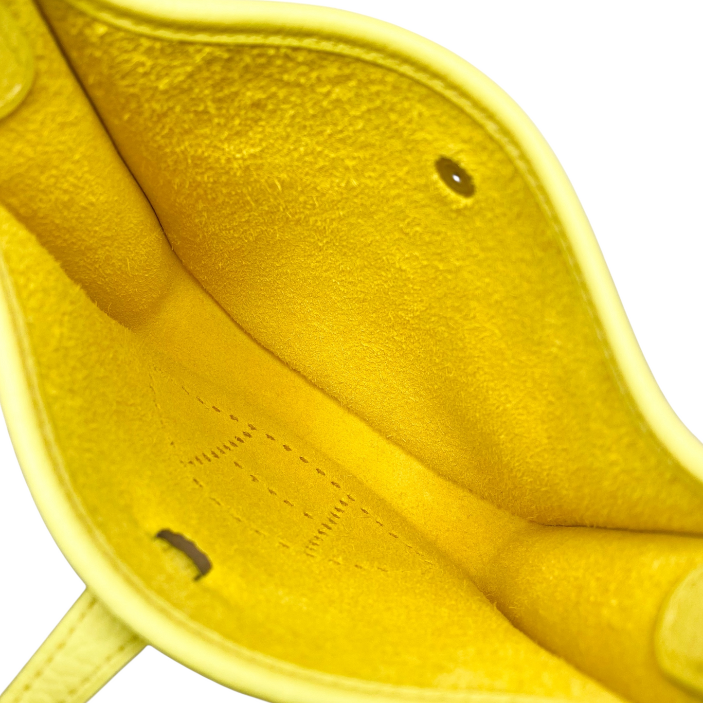 Hermes Evelyne TPM Limoncello Palladium Hardware