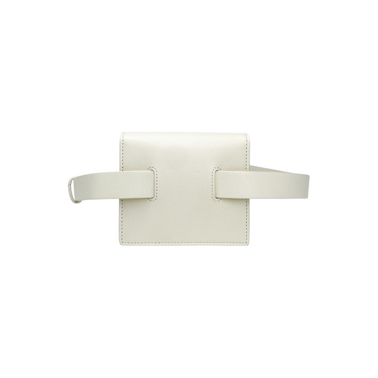 Loro Piana Whisper White Extra Pochette Belt