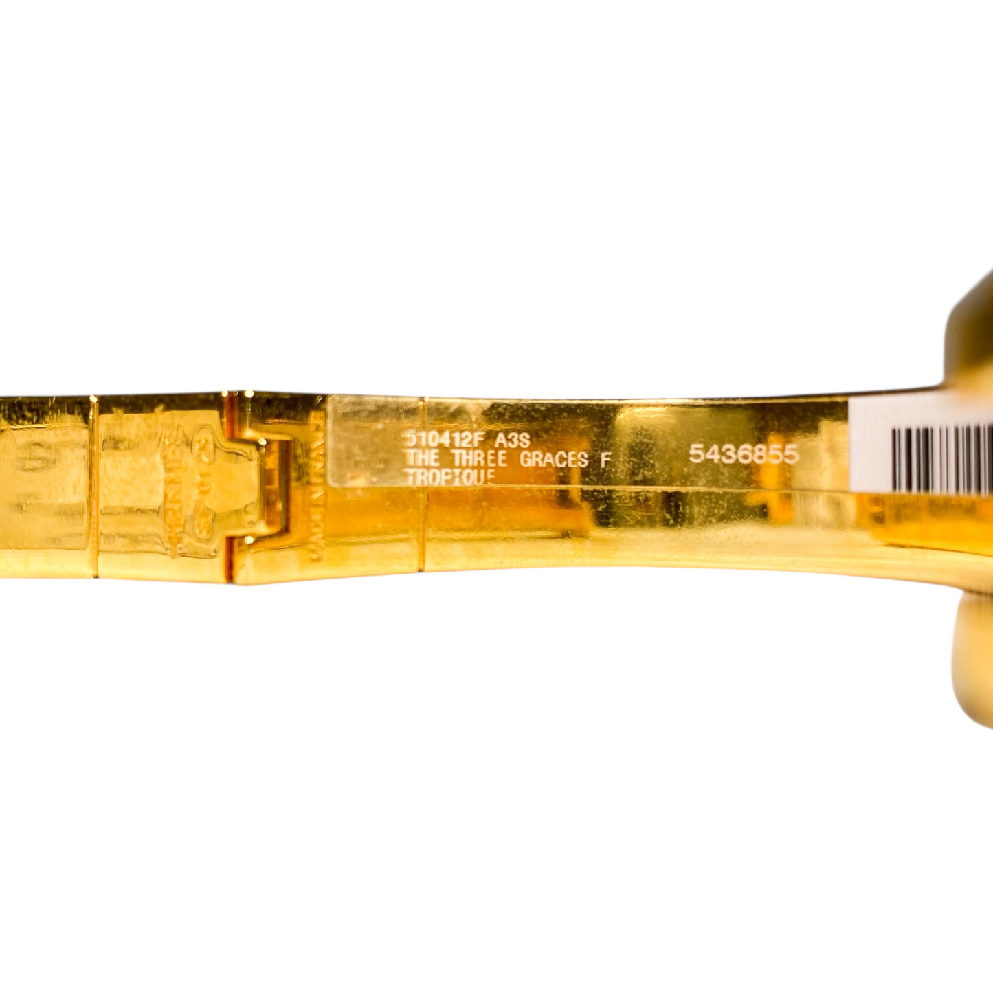 Hermes The Three Graces Narrow Hinge Bracelet