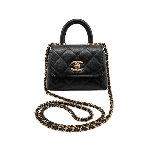 Chanel Black Nano Coco Handle