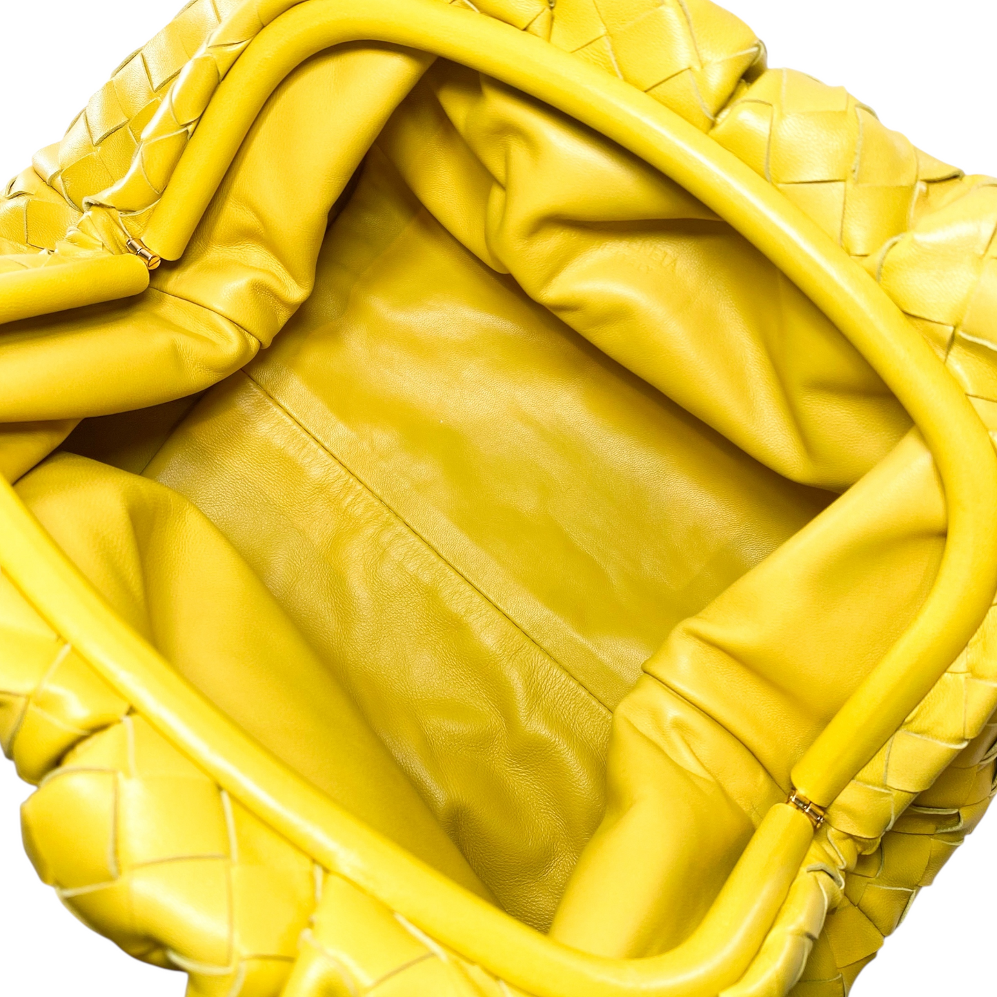 Bottega Veneta Yellow Pouch
