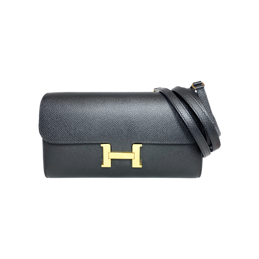 Hermes Constance To Go Black Epsom Gold Hardware - Online Only