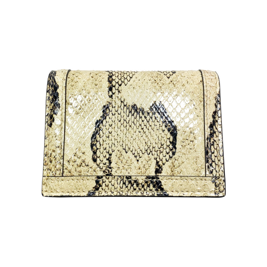 Gucci Python Bamboo Compact Wallet