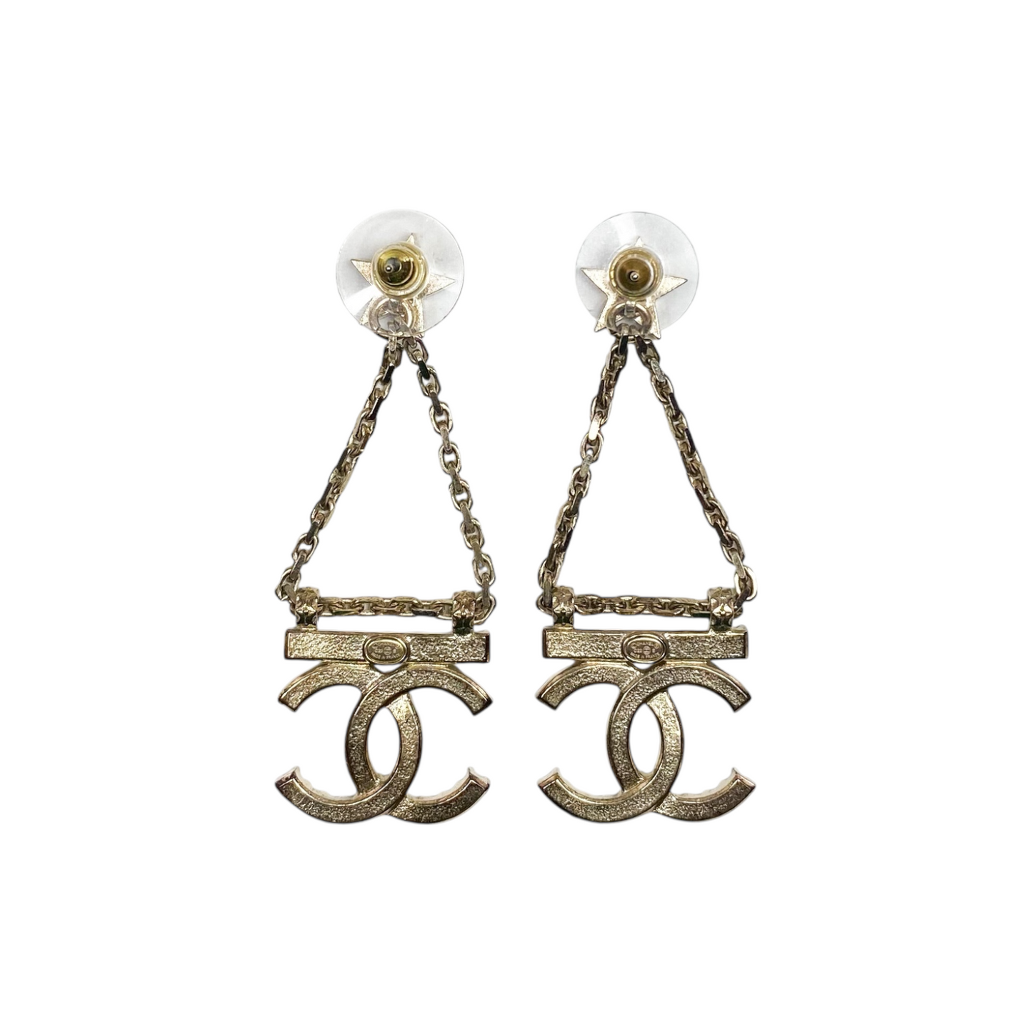 Chanel Star Crystal Earrings