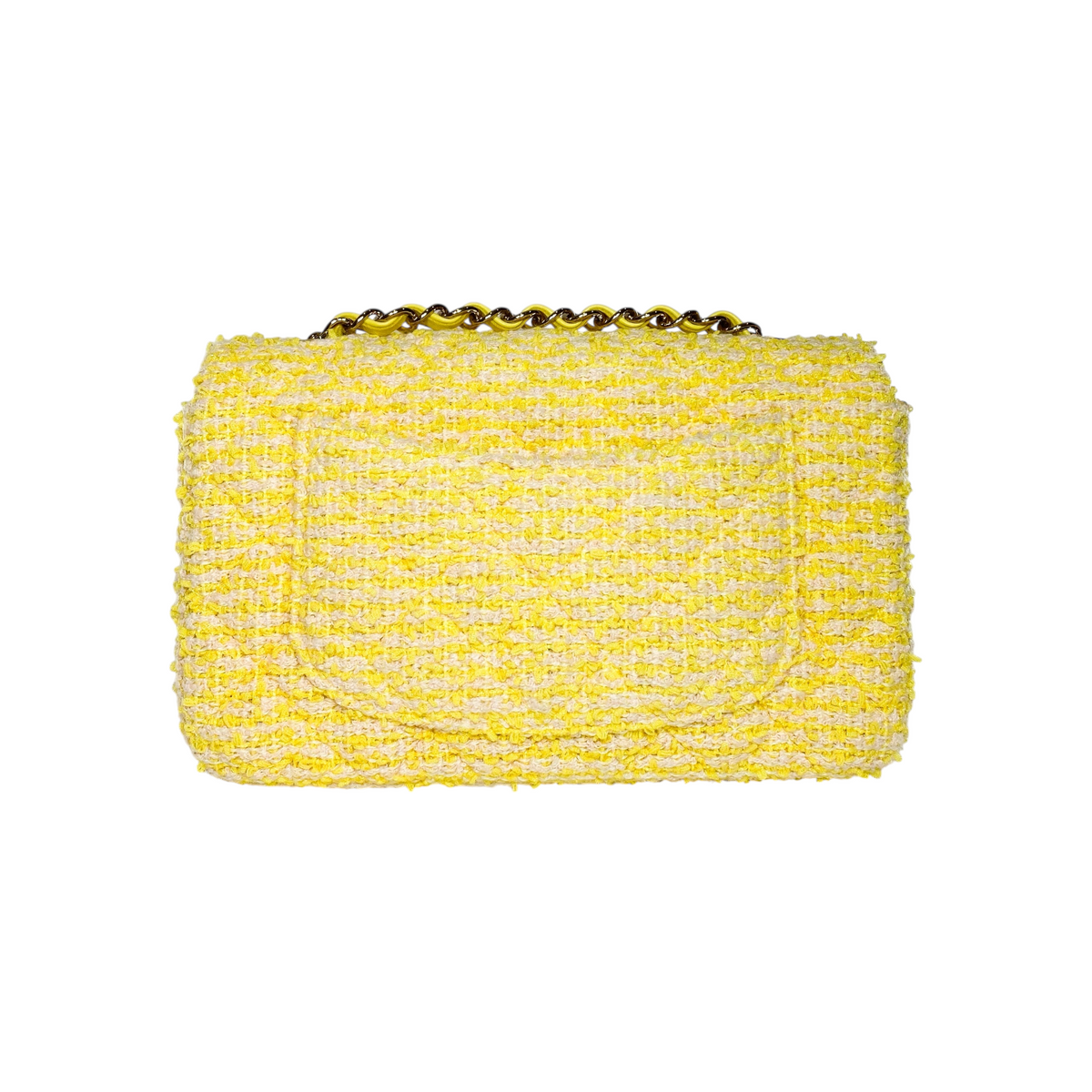 CHANEL 限定イエロー キルティングポーチ Chanel 23 Yellow Lychee Leather Hula Hoop Clutch – Wararni.com
