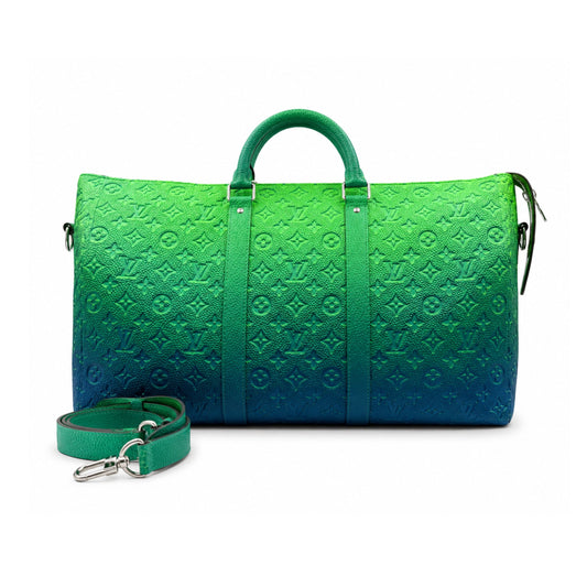 Louis Vuitton x Virgil Taurillon Illusion Keepall Bandoulerie 45