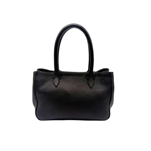 Chrome Hearts Black Leather Tote