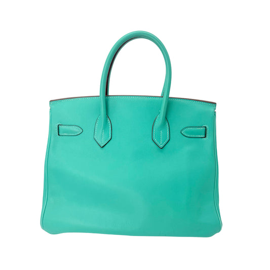 Hermes Birkin 30cm Lagoon Swift with Gold Hardware