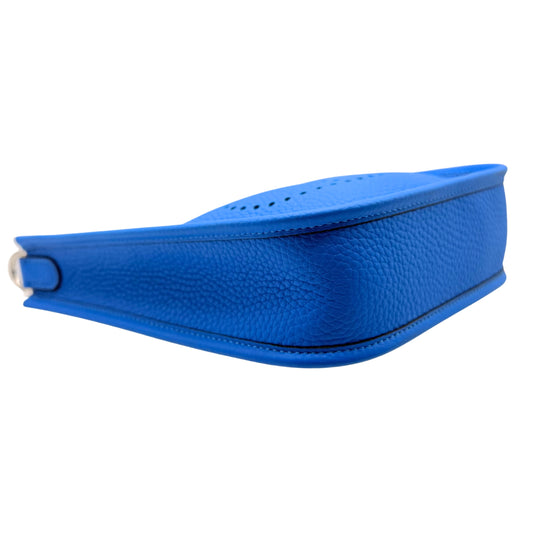 Hermes Evelyn TPM Blue hydra Clemence Crossbody