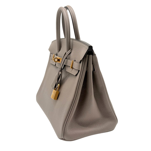 Hermes Birkin 25 Gris Asphalte Novillo Leather