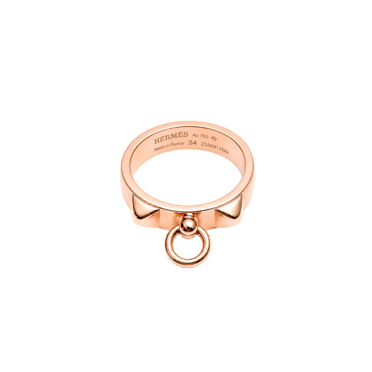 Hermes Collier de Chien Ring in 18k Rose Gold