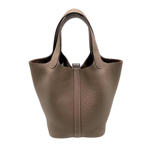 Hermès Picotin Lock 18 Etoupe Clemence Palladium Hardware