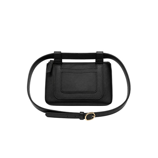 Chanel Black Mania Double Waist Belt Bag