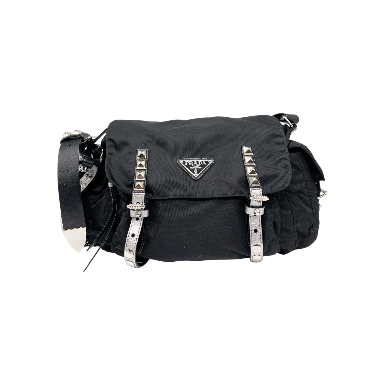 PRADAバック Prada Zebra Print Canapa Tote - Black Handle Bags, Handbags