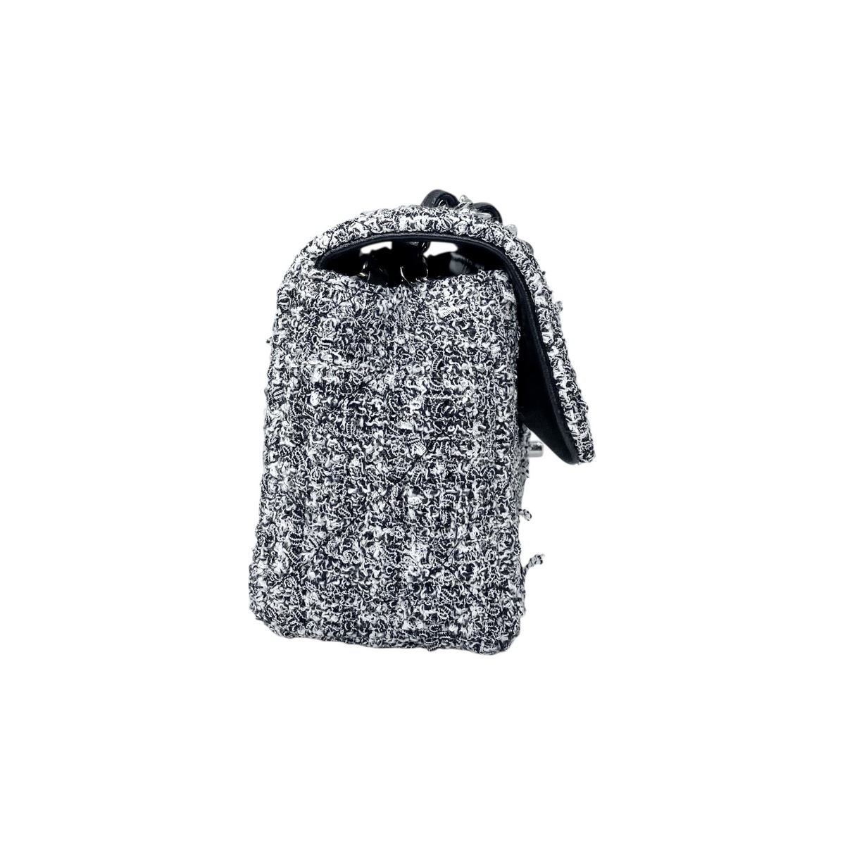 Chanel Black White Tweed Mini Rectangle | Consign of the Times ™