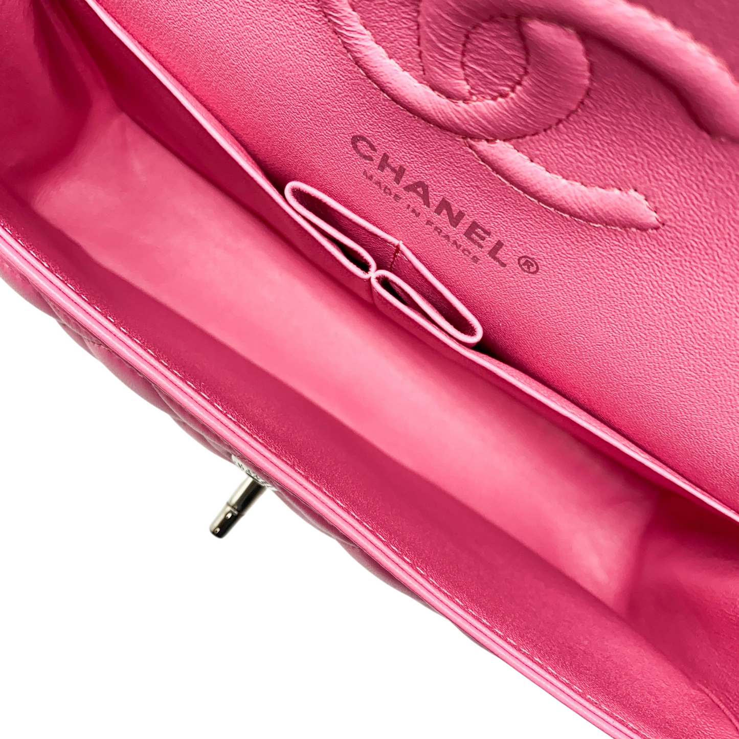 Chanel Pink Small Classic Flap Bag - Online Only