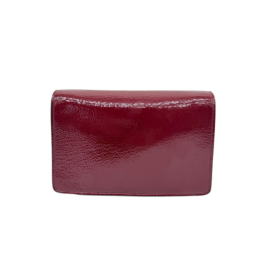 Gucci Dionysus Burgundy Mini Patent Leather Crossbody