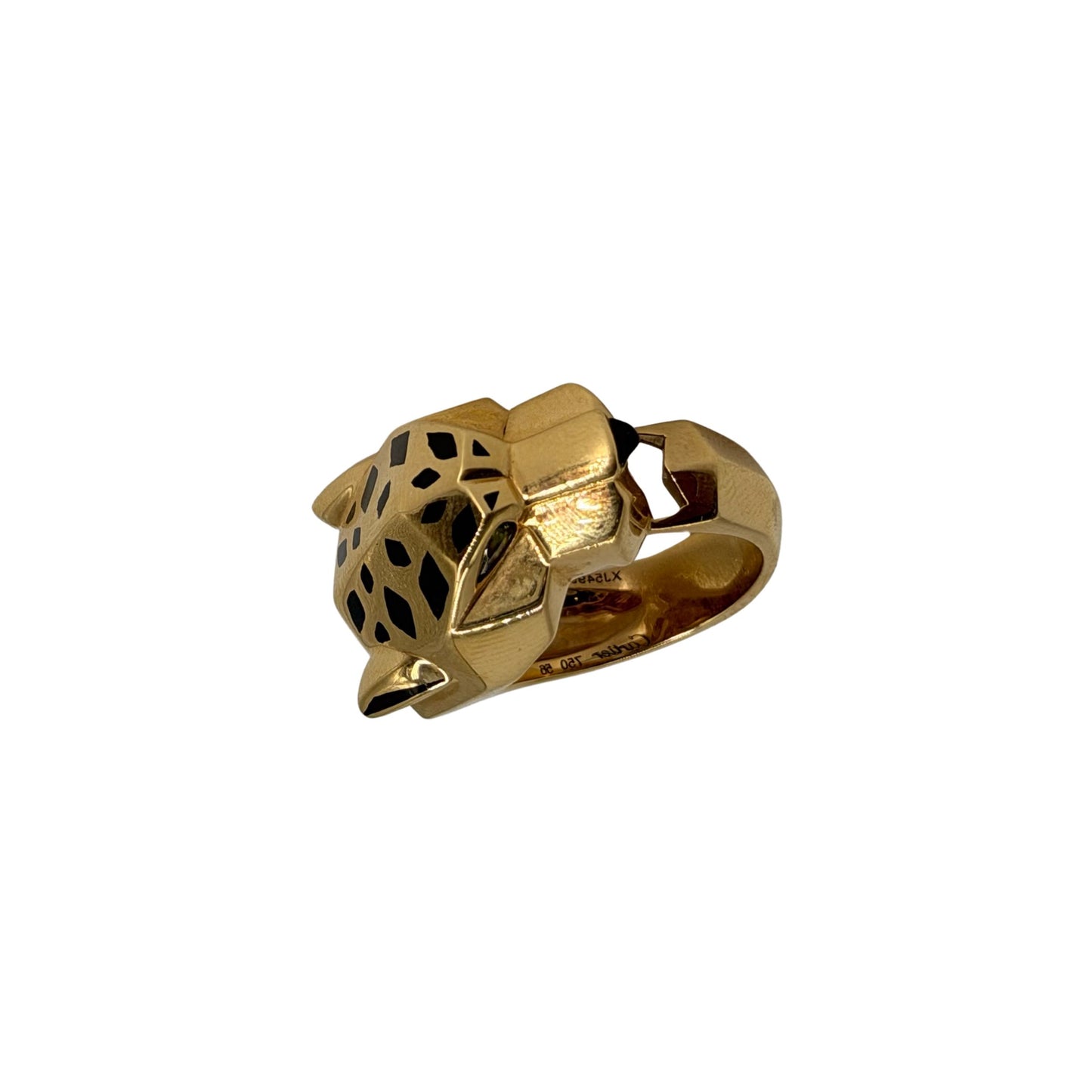 Cartier Panthere Onyx 18K Gold Ring