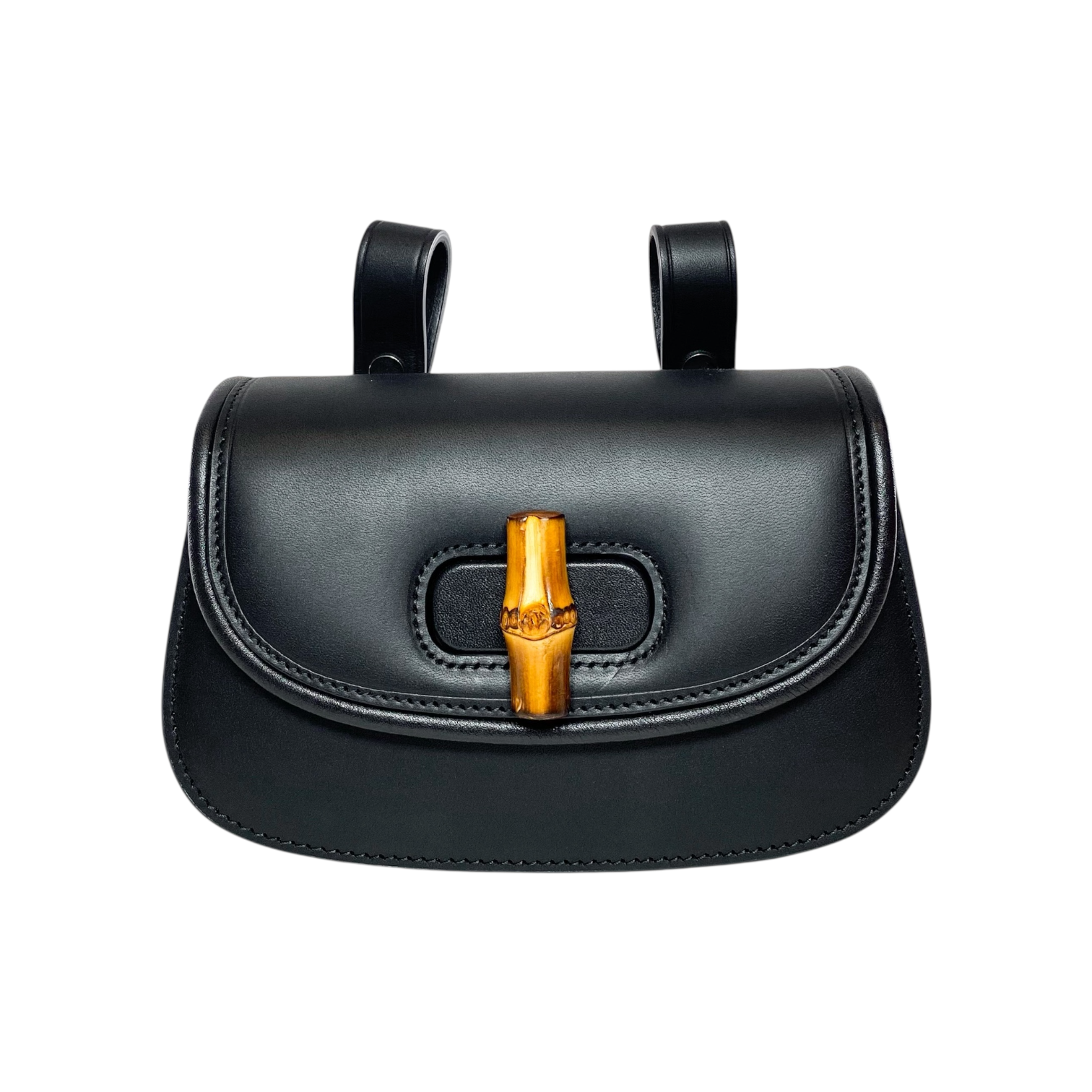 Gucci Black Bamboo Mini 1947 Belt Bag – Consign of the Times ™ display picture 1