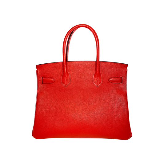 Hermes Birkin 30 Rouge Tomate Moutarde HSS Chevre Gold Hardware