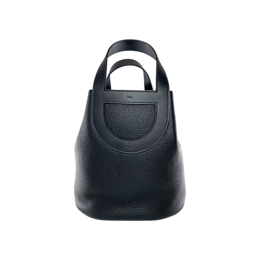 Hermes In-The-Loop 23 Black Clemence Gold Hardware