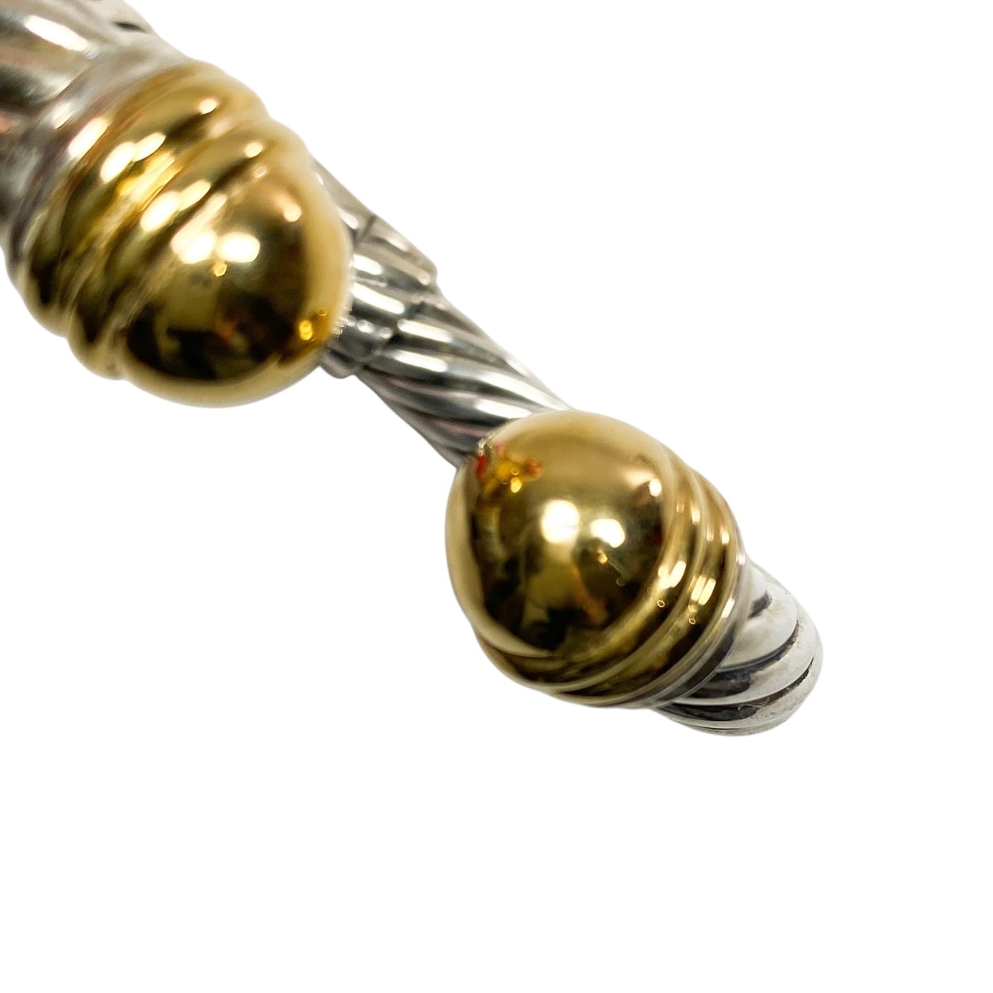 David Yurman Gold 925 Sterling Silver Cable Cuff