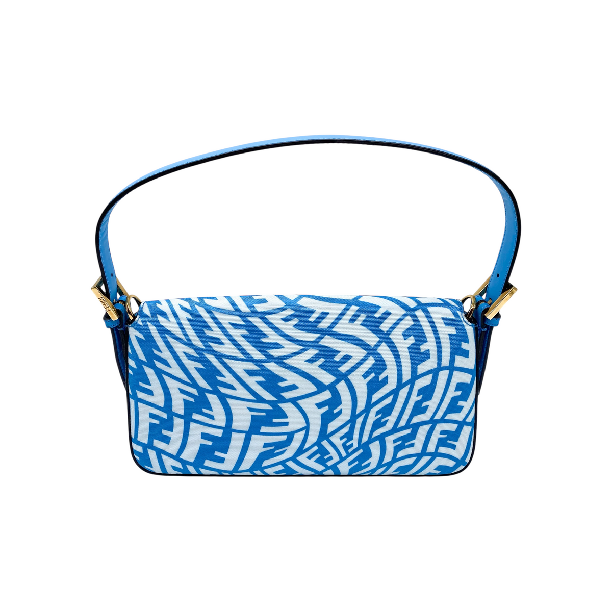 Fendi X Sarah Coleman Cyber Blue White Vitello King FF Vertigo