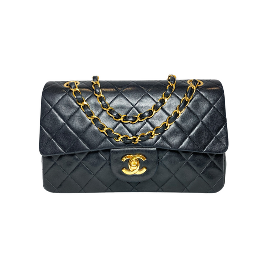 Chanel Small Black Vintage Double Flap Bag