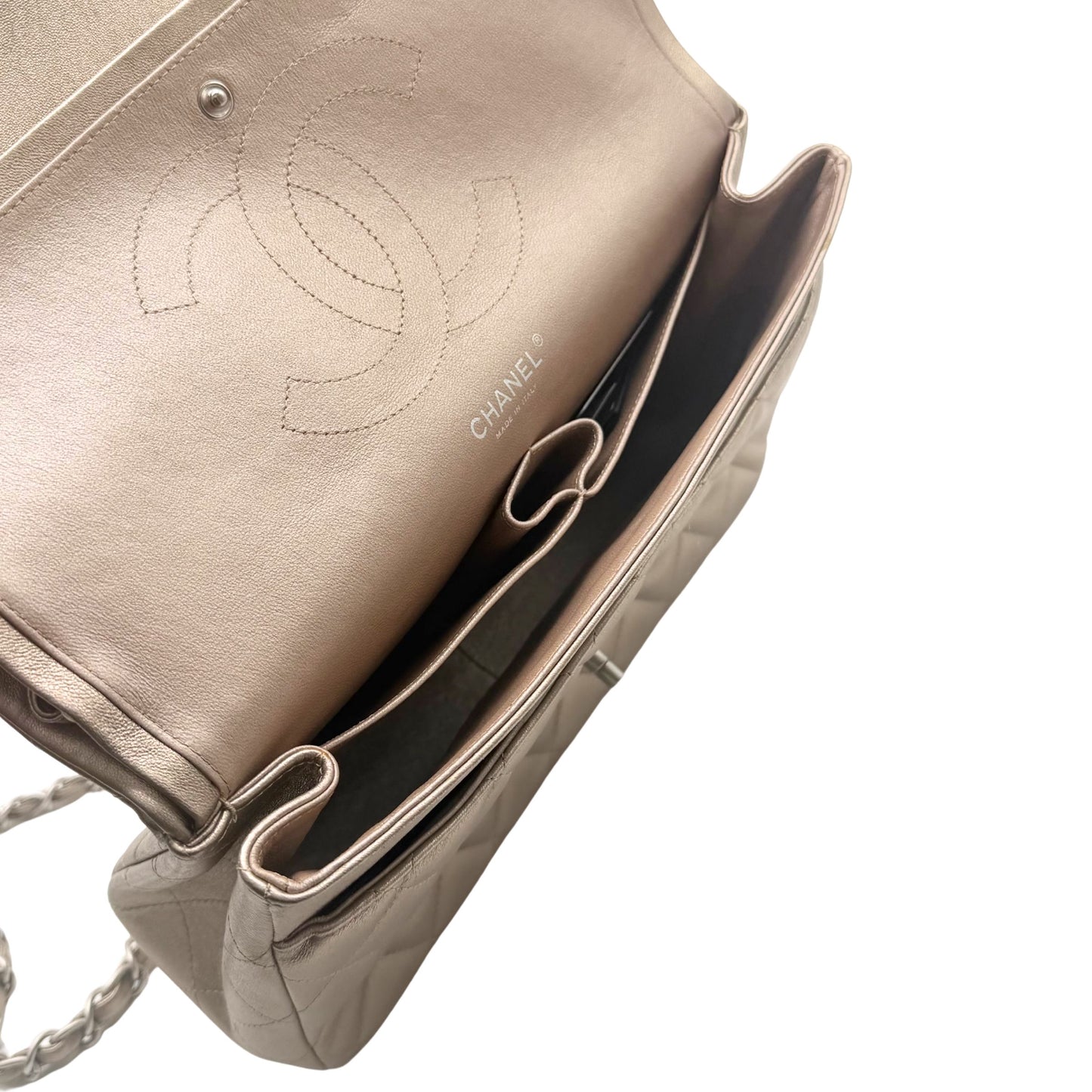 Chanel Jumbo Champagne Double Flap Bag
