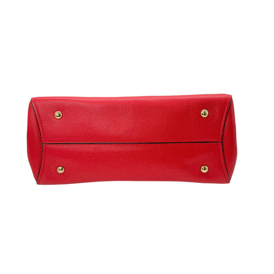 Salvatorre Ferragamo Gancini Top Handle Flap Bag