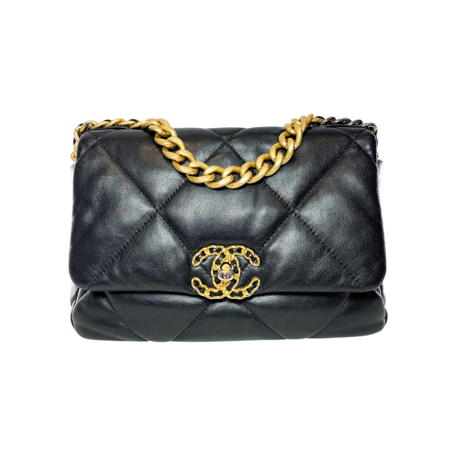 Chanel 19 Black Medium – Consign of the Times ™ Chanel 19 Black Medium – Consign of the Times ™