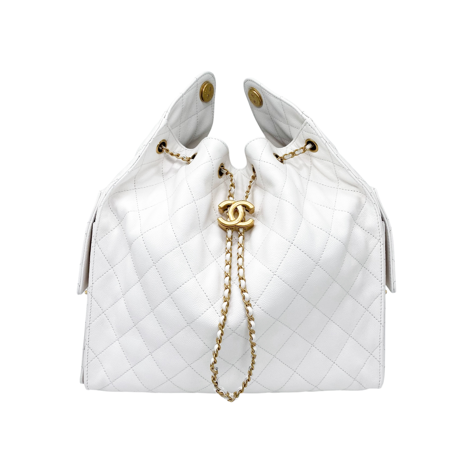 Chanel 25 White Medium – Consign of the Times ™