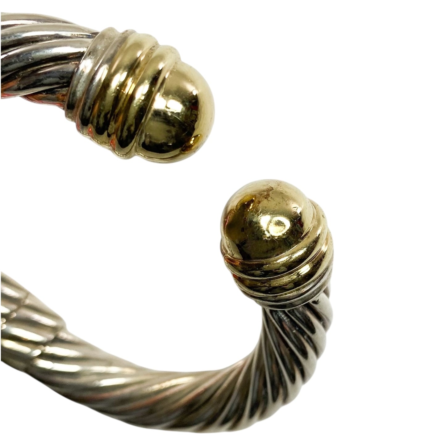 David Yurman Gold 925 Sterling Silver Cable Cuff