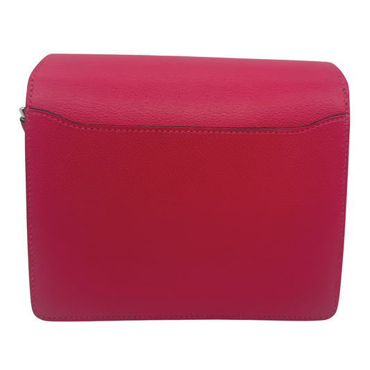 Hermès Mini Roulis 18 Rose Mexico Allegator Touch/ Swift Palladium Hardware