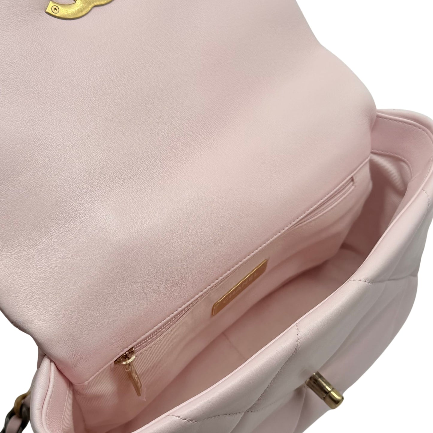 Chanel 19 Medium Light Pink Flap Bag