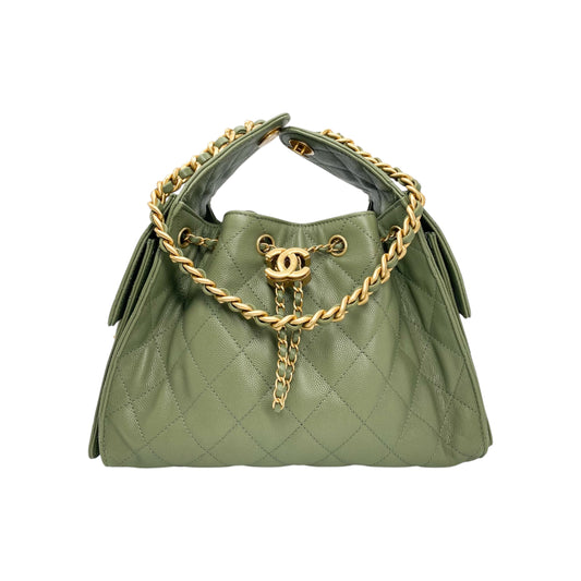 Chanel 25 Khaki Small