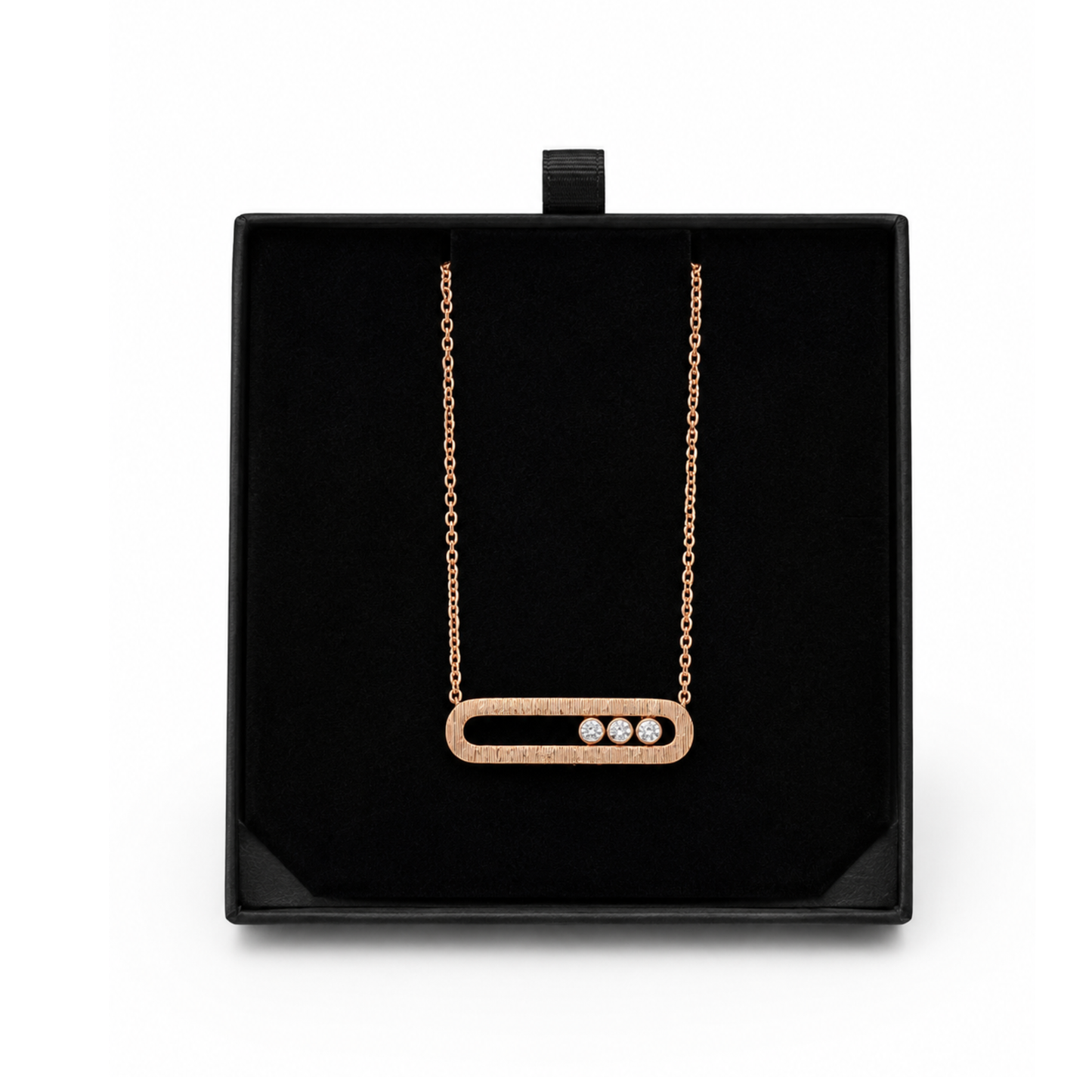 Messika Rose Gold with Diamonds Move Necklace